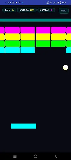Neon Bricks: Breaker 3D Android app screenshot 2