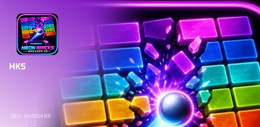 Neon Bricks: Breaker 3D Android app screenshot 5