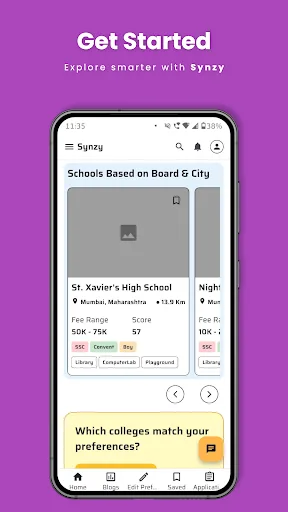 Synzy School Android app screenshot 5