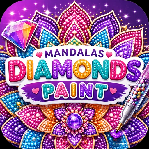 Diamond Painting Mandalas Android app icon