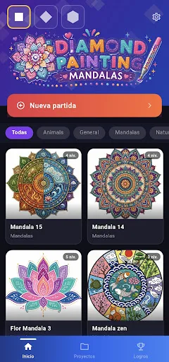 Diamond Painting Mandalas Android app screenshot 1