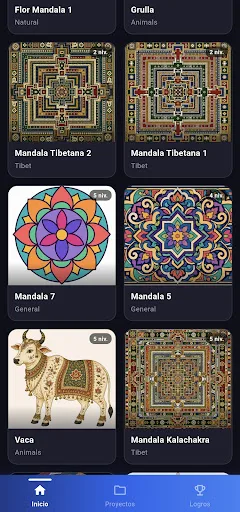 Diamond Painting Mandalas Android app screenshot 2