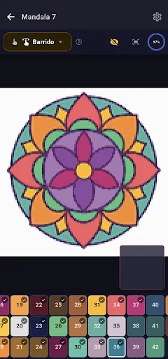 Diamond Painting Mandalas Android app screenshot 5