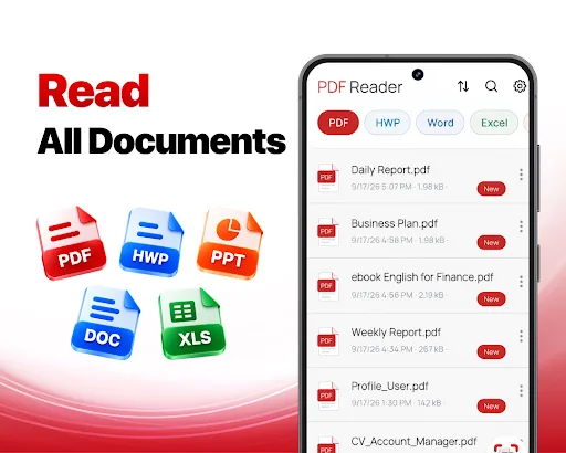 PDF Reader & All Docs Viewer Android app screenshot 1