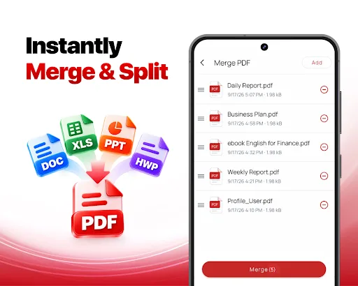 PDF Reader & All Docs Viewer Android app screenshot 5