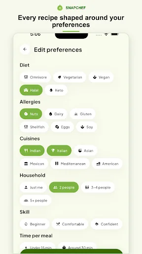 SnapChef: AI Fridge Scanner Android app screenshot 4