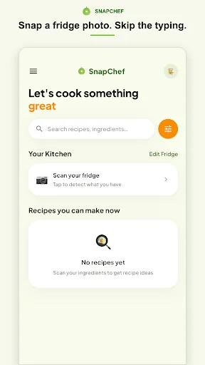 SnapChef: AI Fridge Scanner Android app screenshot 5