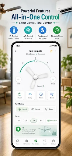 Ceiling Fan Remote Control Android app screenshot 2