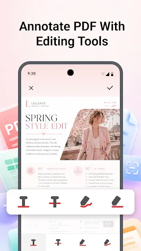 PDF Reader - PDF Editor Android app screenshot 2