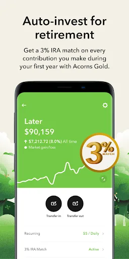 Acorns: Save & Invest Money Android app screenshot 3
