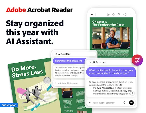 Adobe Acrobat Reader: Edit PDF Android app screenshot 1