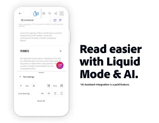 Adobe Acrobat Reader: Edit PDF Android app screenshot 6