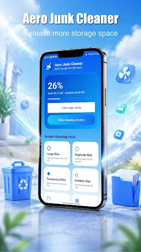 Aero Junk Cleaner Android app screenshot 1