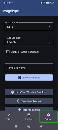 ImageType | Accessible Editor Android app screenshot 3