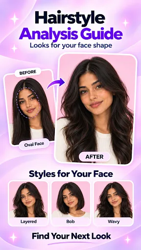 AI Hairstyle Try On: Hairloom Android app screenshot 2