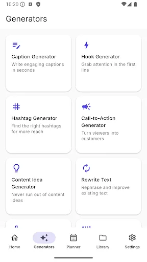 Social Media AI Toolkit Android app screenshot 6