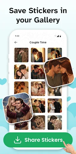 Romantic Sticker: Love Sticker Android app screenshot 6