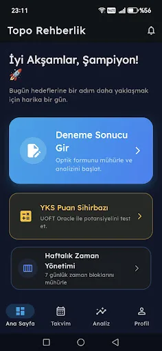 Topo Rehberlik: TYT AYT Sınav Android app screenshot 1