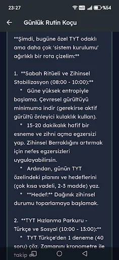 Topo Rehberlik: TYT AYT Sınav Android app screenshot 5