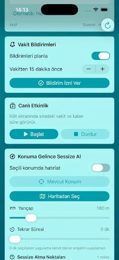 azan&salah-location Android app screenshot 3