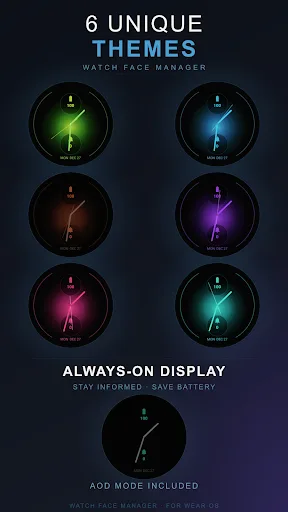 Aura Minimal Watch Face Android app screenshot 2