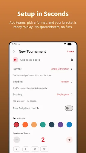 Bracket Maker: Tournament Android app screenshot 2