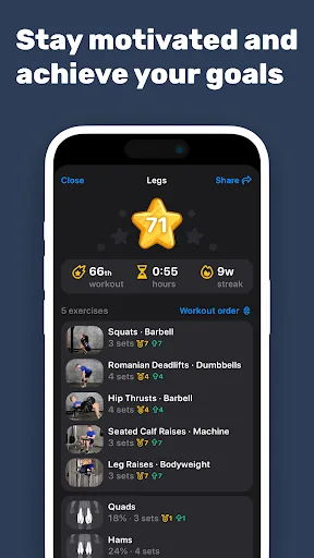 Alpha Progression Gym Tracker Android app screenshot 6