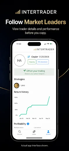 Intertrader Copy Trading Android app screenshot 3