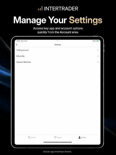 Intertrader Copy Trading Android app screenshot 6
