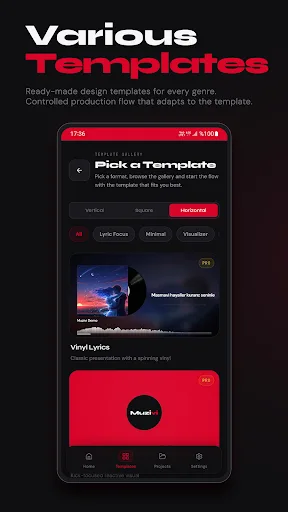 Muzivi: Music Video Maker Android app screenshot 3