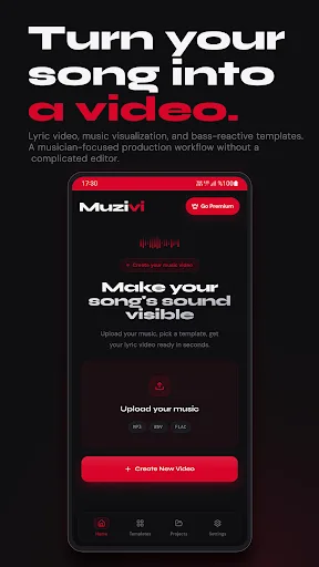 Muzivi: Music Video Maker Android app screenshot 5