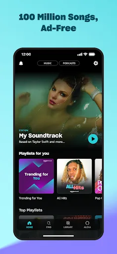 Amazon Music: Songs & Podcasts Android app screenshot 1