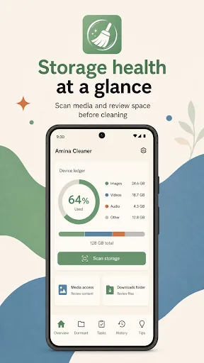 Amina Cleaner Android app screenshot 1