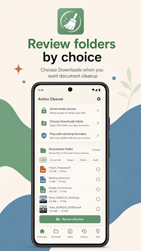 Amina Cleaner Android app screenshot 2