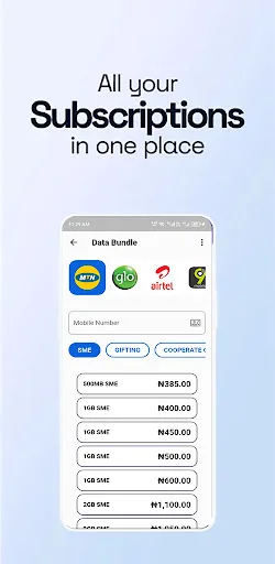 Amiradata Android app screenshot 3