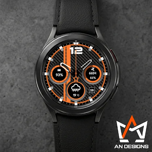AN004-A Analog watch face Android app screenshot 1