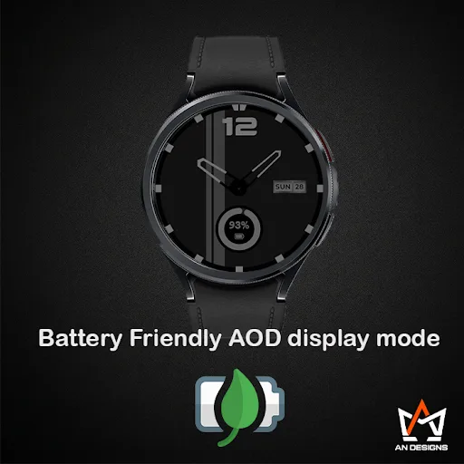 AN004-A Analog watch face Android app screenshot 2