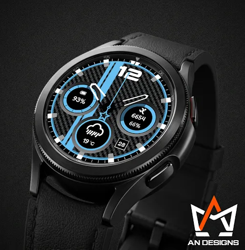 AN004-A Analog watch face Android app screenshot 3