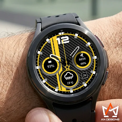AN004-A Analog watch face Android app screenshot 4