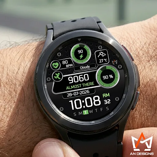 AN006-D Digital Watch Face Android app screenshot 4