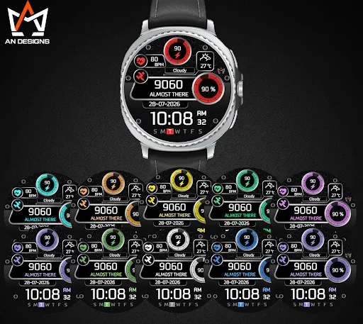 AN006-D Digital Watch Face Android app screenshot 5
