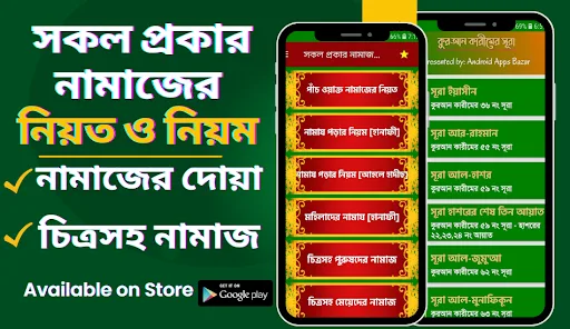 সকল প্রকার নামাজের নিয়ত, নিয়ম Android app screenshot 6