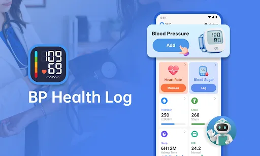 BP Health Log Android app screenshot 1