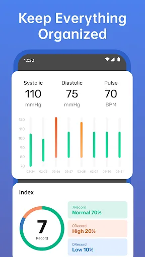 BP Health Log Android app screenshot 3