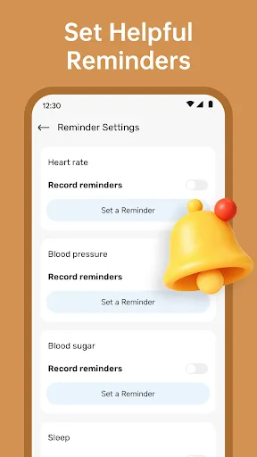 BP Health Log Android app screenshot 5