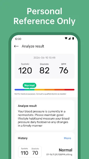 BP Health Log Android app screenshot 6