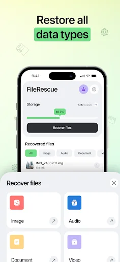 Photo Recovery: Restore Files Android app screenshot 2