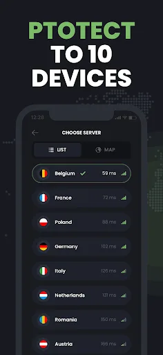 Protect VPN Android app screenshot 3