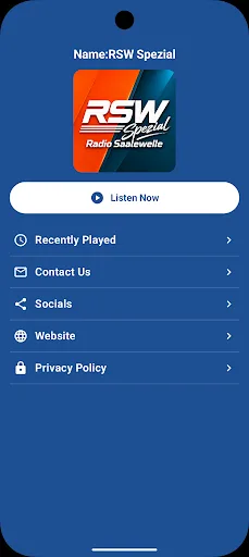 RSW Spezial Android app screenshot 2