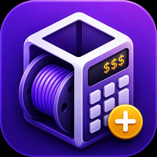 3DCost+ 3D Printing Calculator Android app icon